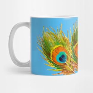 Peacock Feathers Mug